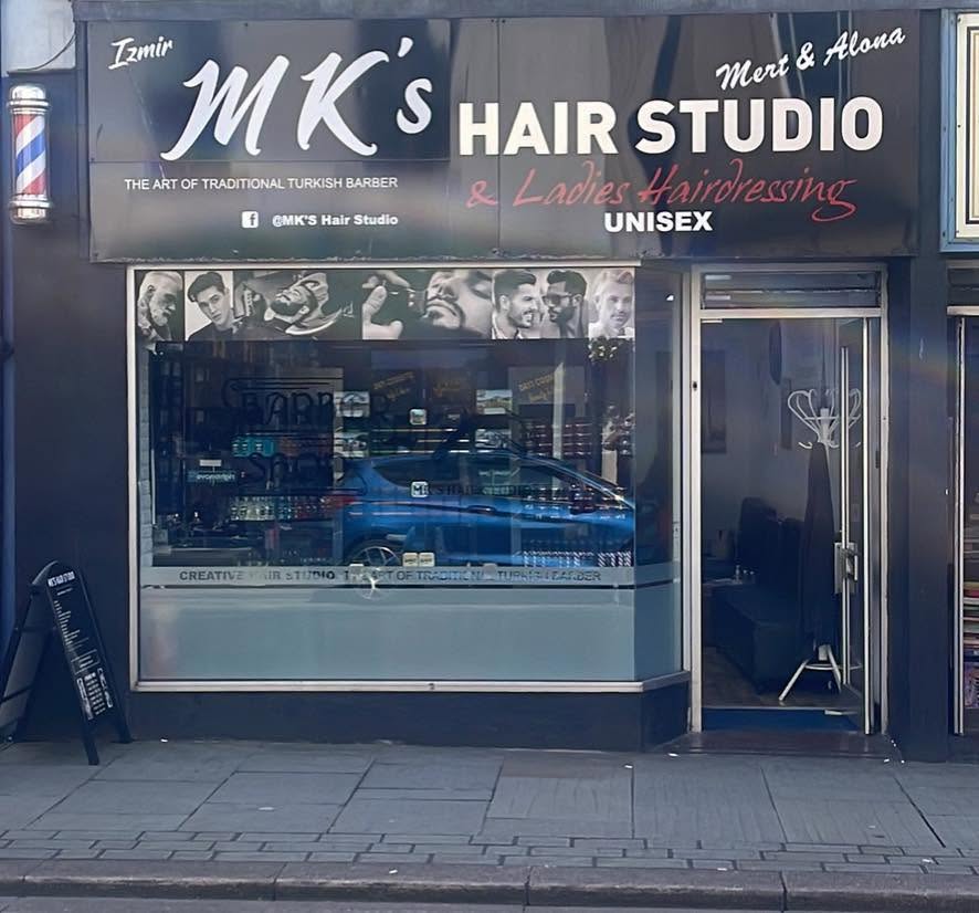 MK’S Hair Studio shopfront on Lowther Street, Whitehaven